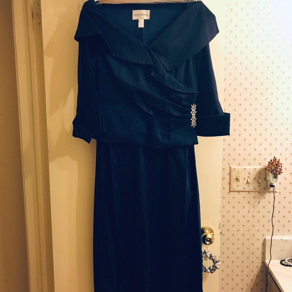 Women’s David’s Bridal Navy Blue dress